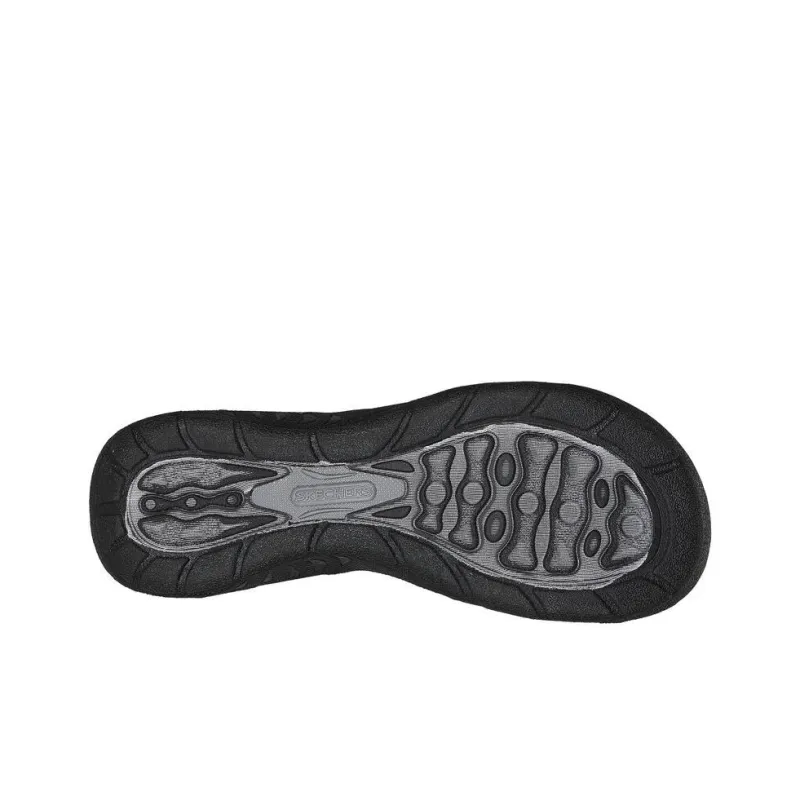 Skechers Reggae Cup - Smitten By You Beach Sandals Women's Black White-4