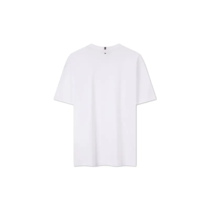 Tommy Hilfiger Logo embroidered Cotton T shirt-5