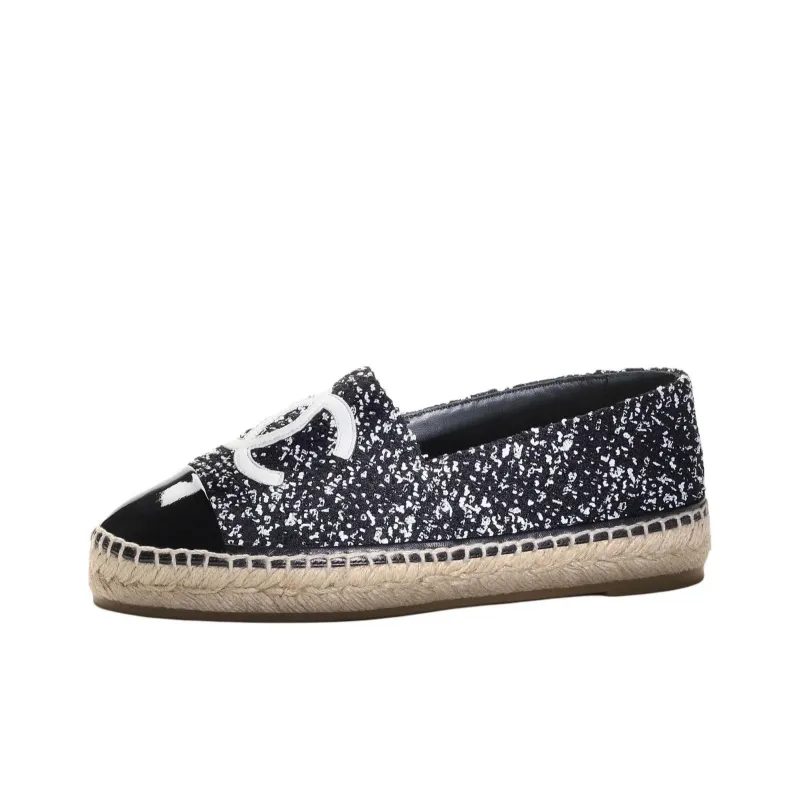 CHANEL Women's Casual Shoes Women's Black White-0