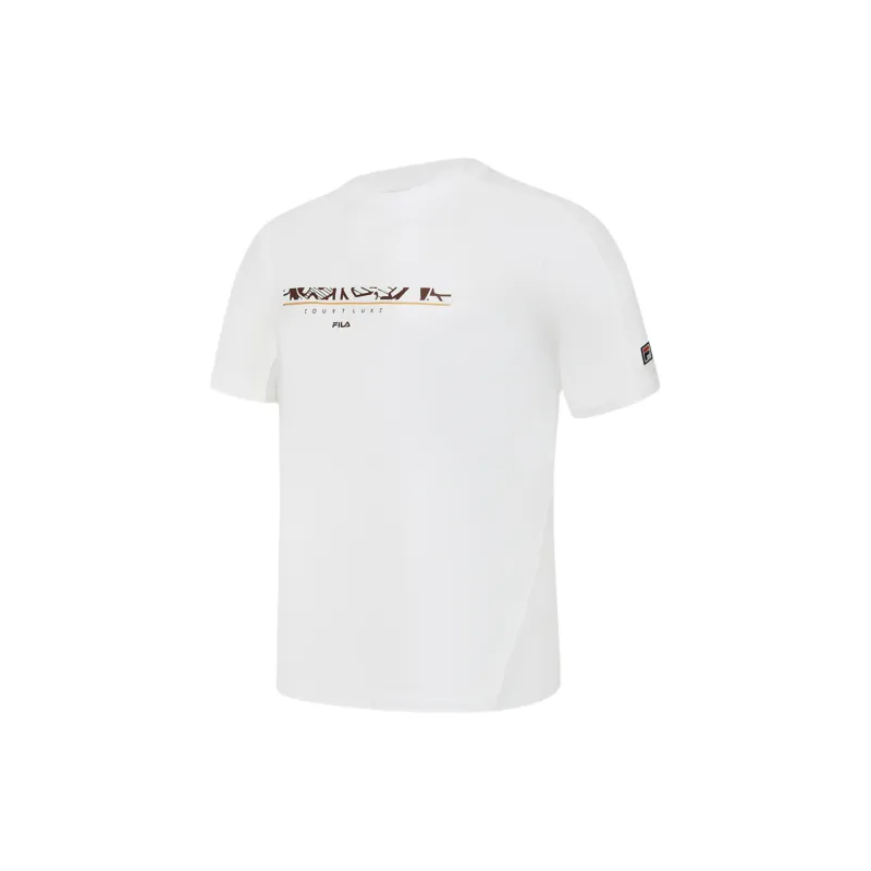 FILA Set in Sleeve T Shirt Men's Bright White-1