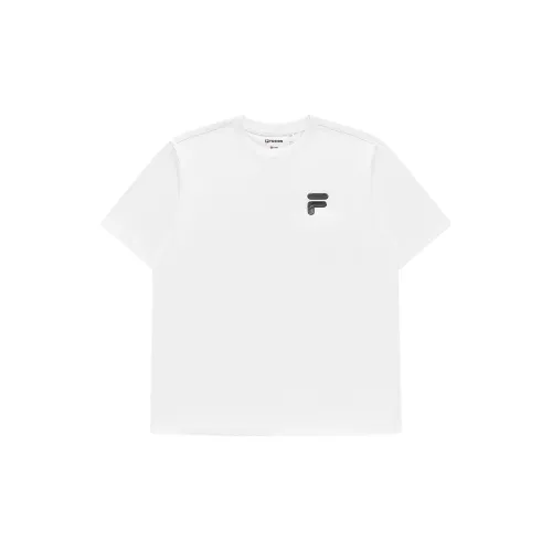 FILA FUSION T-Shirts Unisex White