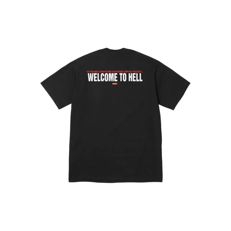 Supreme Toy Machine Welcome To Hell Tee-5