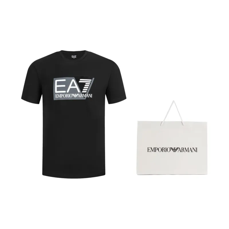 EMPORIO ARMANI Logo Printed Crewneck T Shirt-2