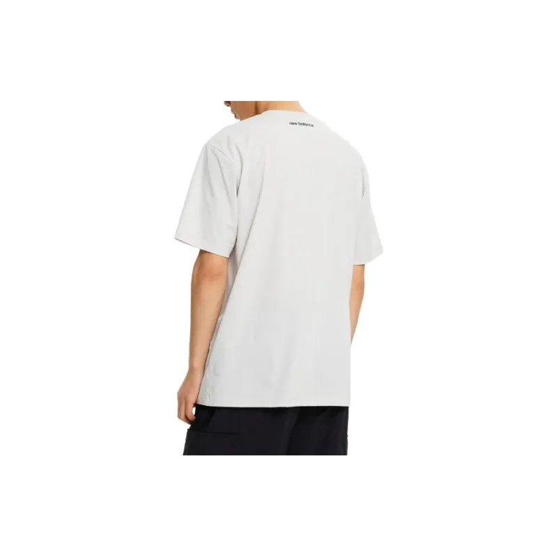 New Balance UNI FROZEN T Shirts Men Ecru-1