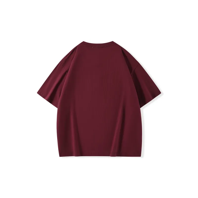 BAGE Drop Shoulder Sleeve T Shirt Unisex-15