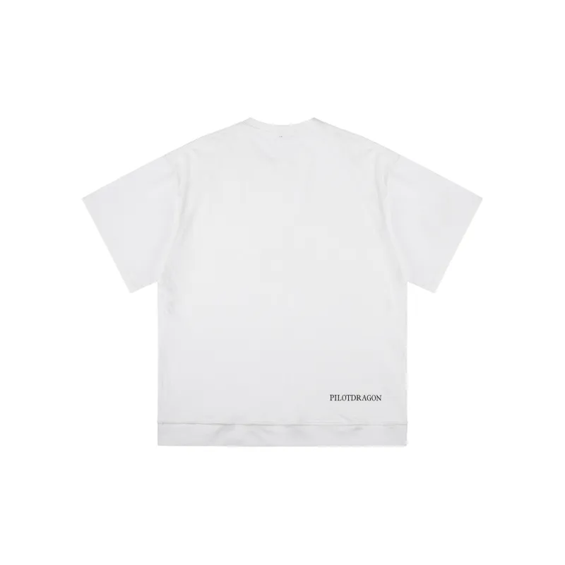 PILOTDRAGON Round Neck T shirt Unisex-3