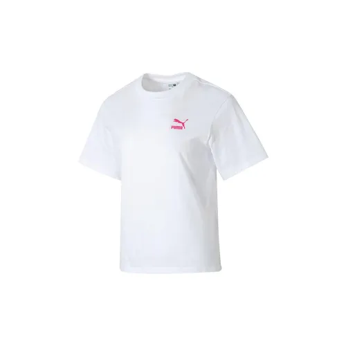 PUMA CLASSICS T-Shirts Women's White