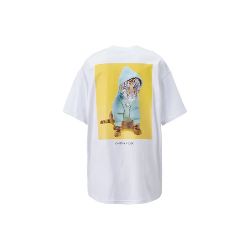 Onitsuka Tiger T Shirt Unisex White-1