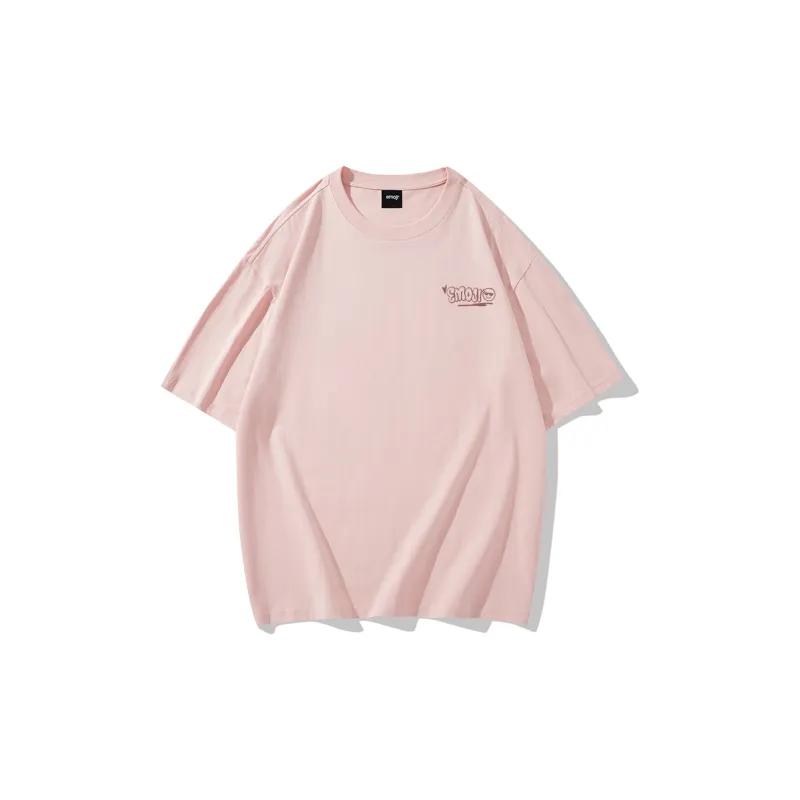 Emoji Loose Fit Crew Neck Short Sleeved T Shirts Unisex-13