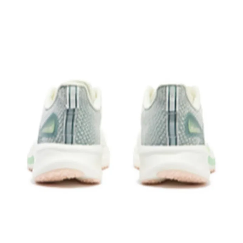 361° Wing Gundam 5.0 Cushioning Rebound Low Top Running Shoes Women's White Green-2