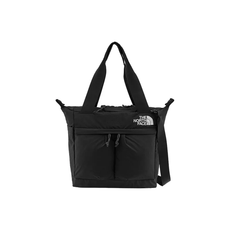 THE NORTH FACE Polyester Tote Bag, Shopping Bag, Crossbody Handbag, Shoulder Bag Regular Unisex Black-0