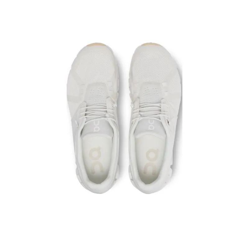 On Running Cloud 5 Undyed White Women's-3