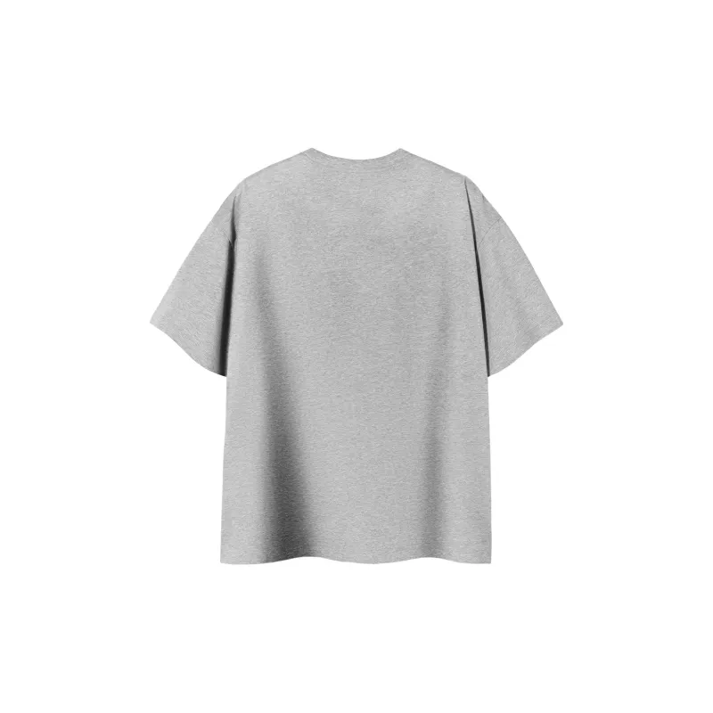 PSO Brand Puppy Series Trendy Brand Trendy Drop Shoulder Top Short Sleeved T Shirts Unisex-7