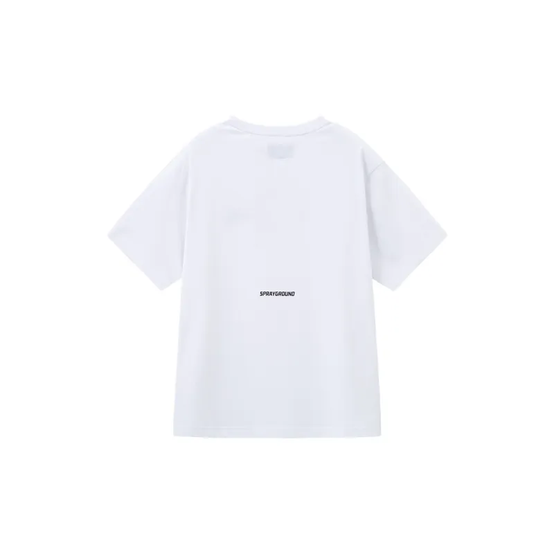 SPRAYGROUND Crew Neck Short Sleeved T Shirts Unisex-3