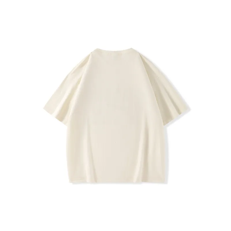BAGE Drop Shoulder Sleeve T Shirt Unisex-19