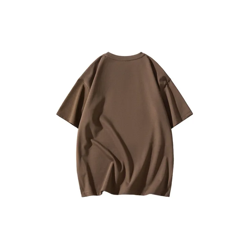 Jeep Casual Loose Fit Pullover Crew Neck Short Sleeved T Shirts Unisex-13