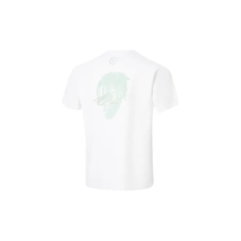 LiNing T Shirt Unisex Standard White-1
