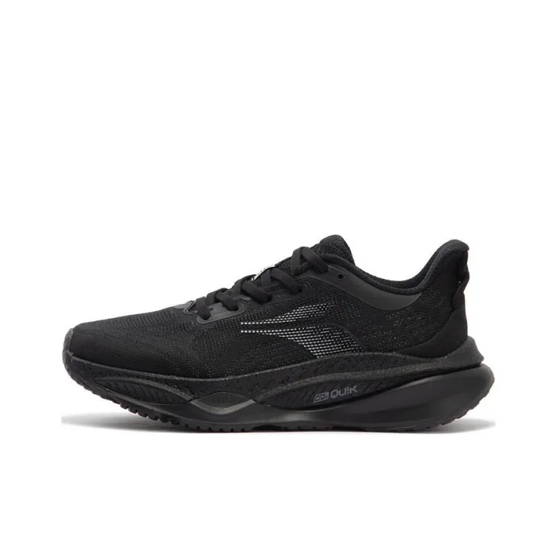 361° Breathable And Lightweight Low Top Running Shoes Women's Black-0