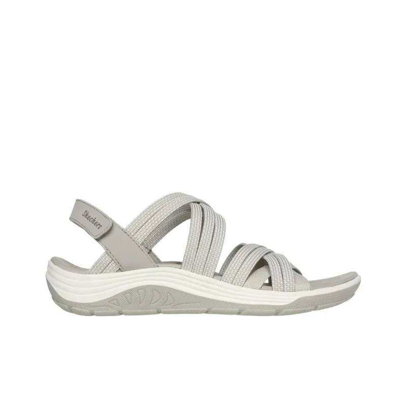 Skechers Reggae Cup - Smitten By You Beach Sandals Women's Silver Gray-1