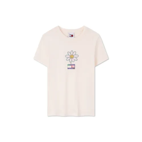 Tommy Hilfiger T-Shirts Women's Off-White YBH