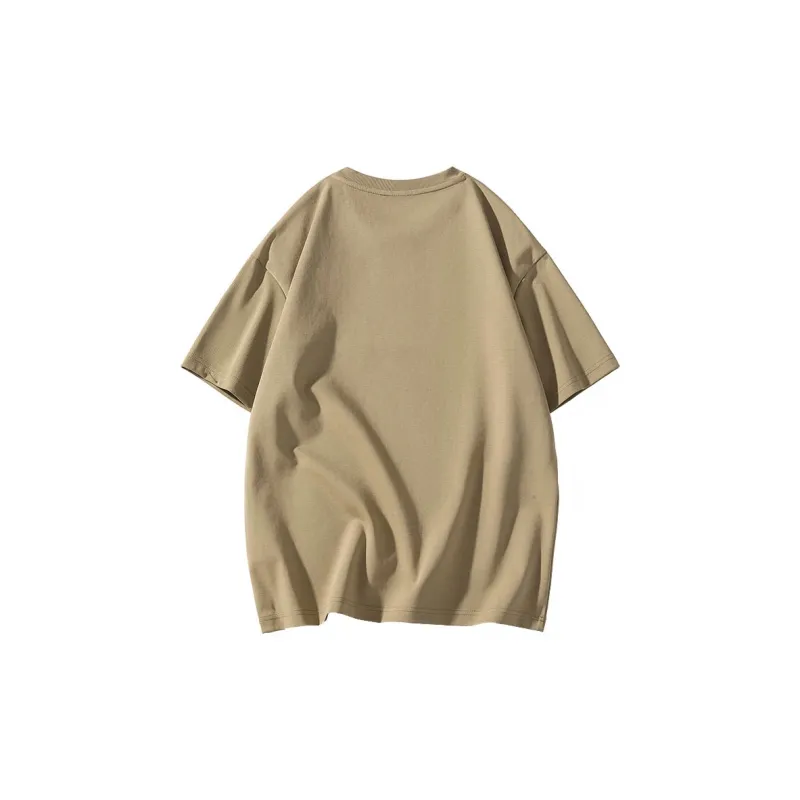 Jeep Casual Loose Fit Pullover Crew Neck Short Sleeved T Shirts Unisex-5
