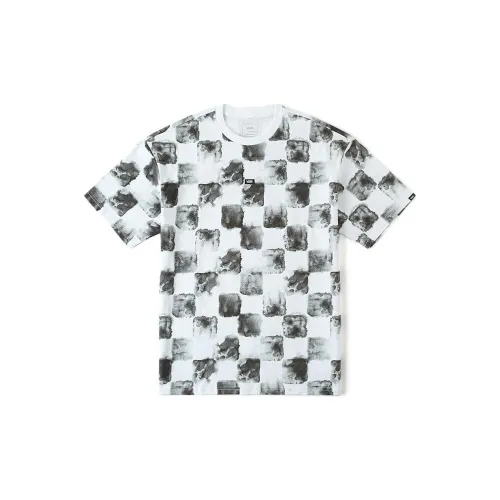 PUMA T-Shirts Unisex Black/White Checkered