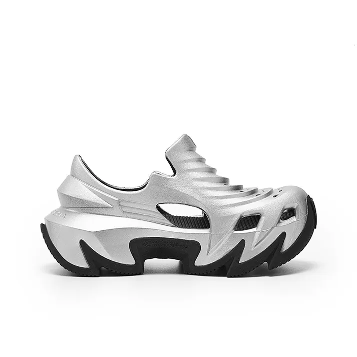 OGR DragonSpike Clogs Unisex Titanium Silver Metal OG Basic-1