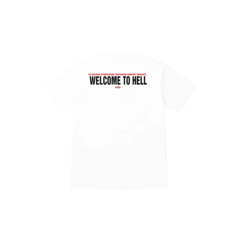 Supreme Toy Machine Welcome To Hell Tee-3