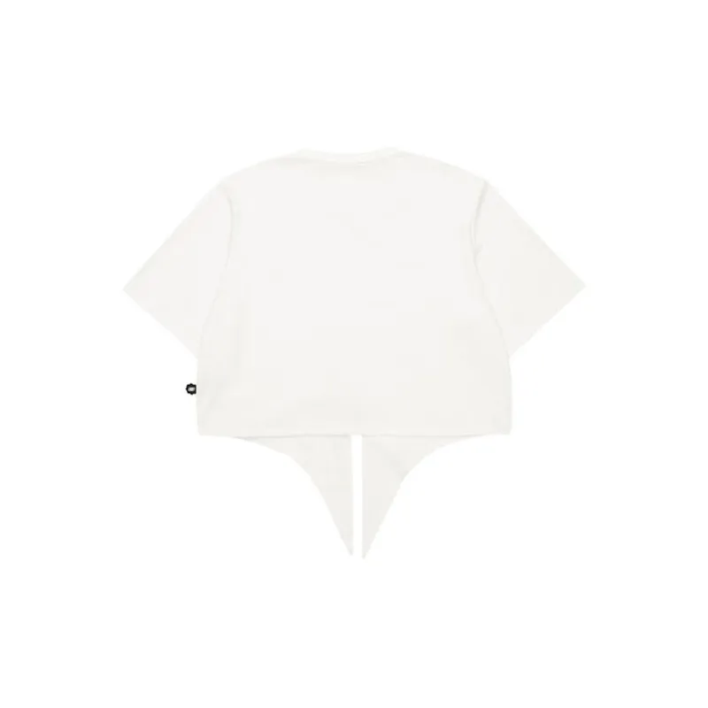 Skechers Drop Shoulder Sleeve T Shirt Women's Marshmallow White-1