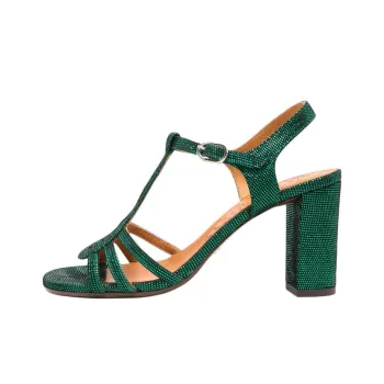 CHIE MIHARA Babi Strap Sandals 7.5cm Women's Green