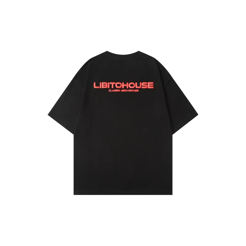 Libito Drop Shoulder Sleeve T Shirt Women's-4