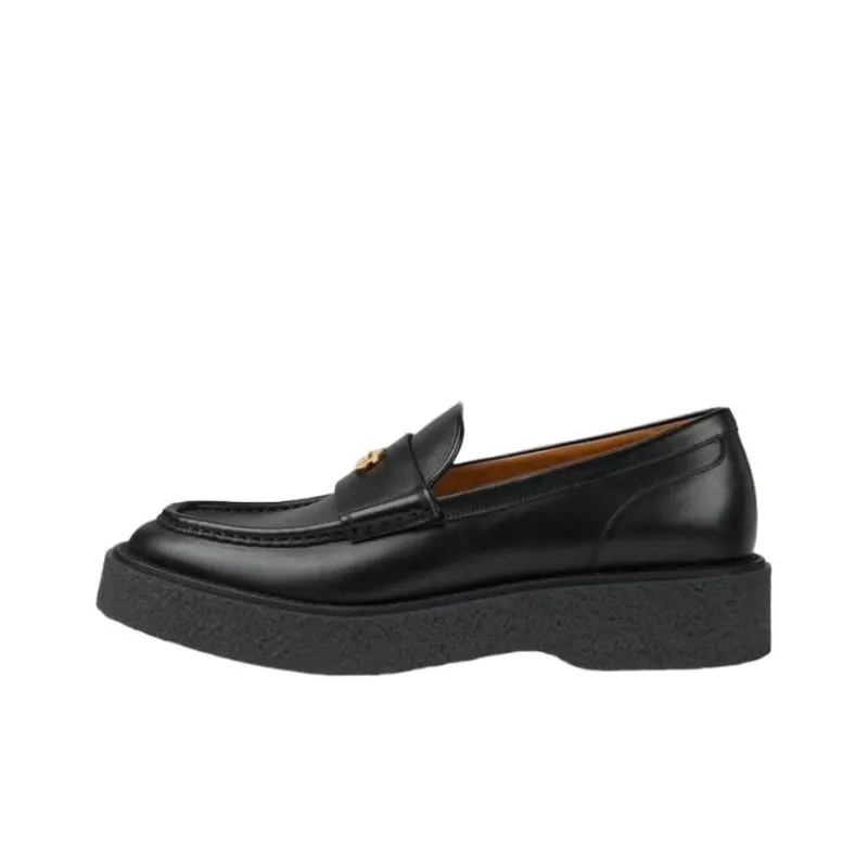 GUCCI Menen Interlocking G-plaque Loafers-0