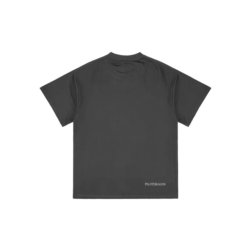 PILOTDRAGON Short Sleeved T Shirts For Summer Unisex-5