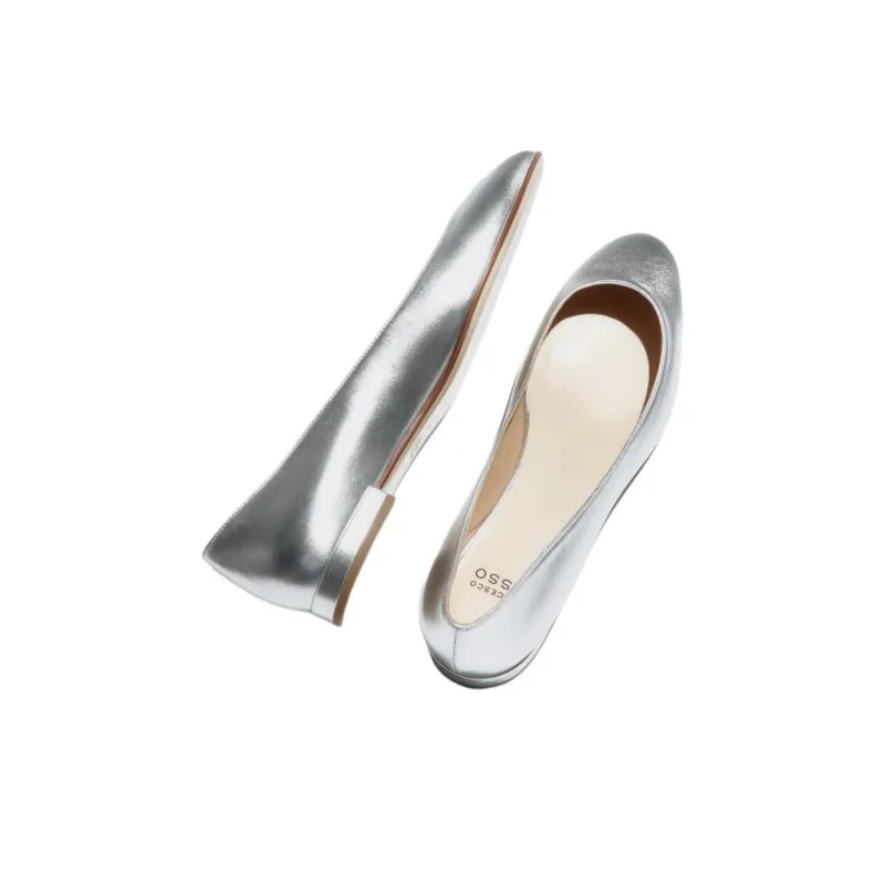 FRANCESCO RUSSO Casual Single Shoes Women's Silver-4
