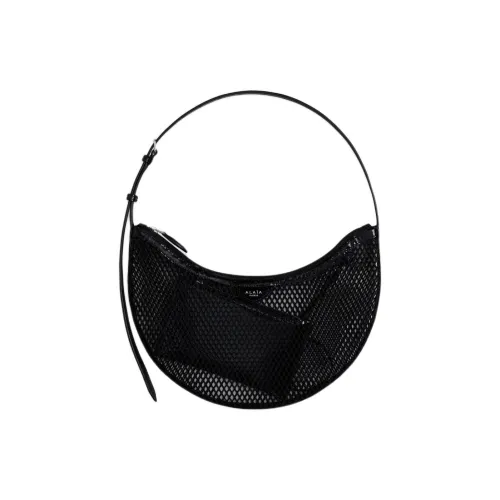 Alaia One Piece Demi-Lune Mesh Zipped Shoulder Bag