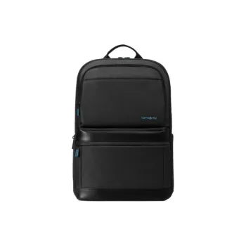 SAMSONITE Fabric Laptop Backpack Medium Size Men's Black/Gray/Blue