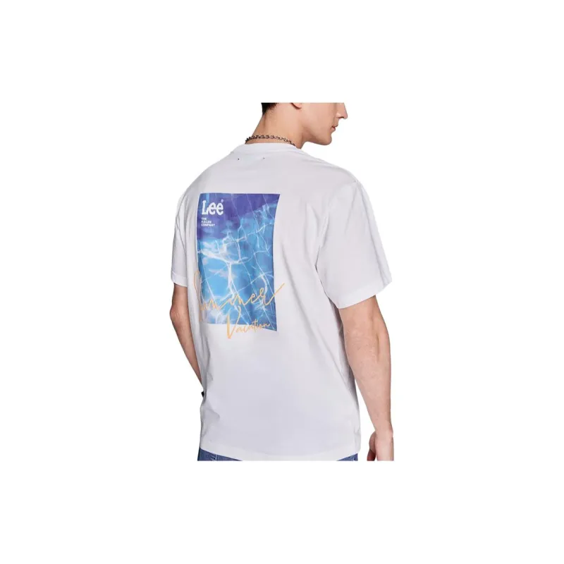 Lee Regular T Shirt Men's White-1