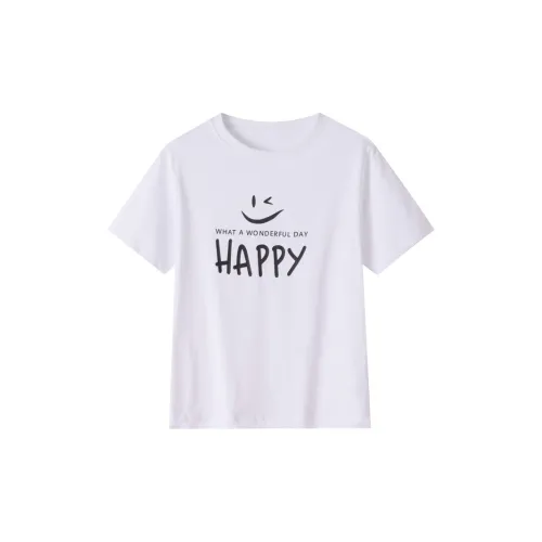 Huagaa T-Shirts Women's White