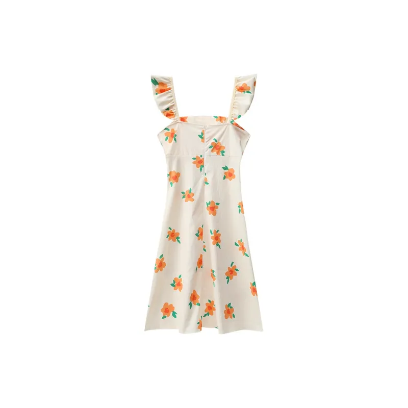 Adeworn Sleeveless Dress Women's Yellow-1