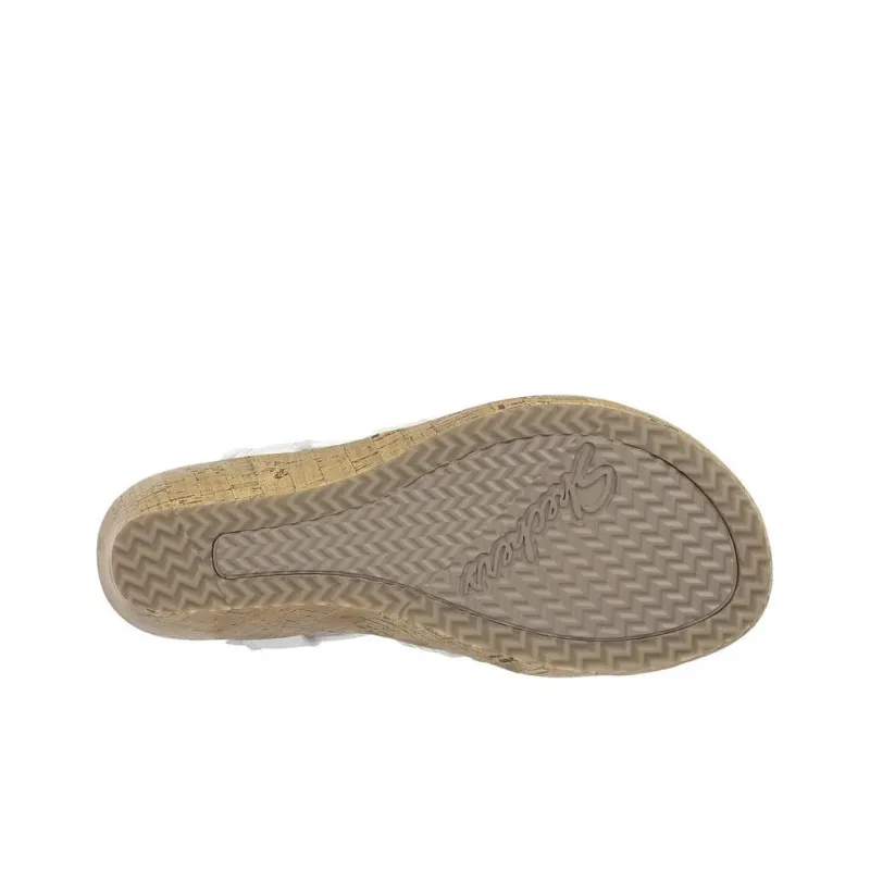 Skechers Cali Beverlee Strap Sandals Women's White-4