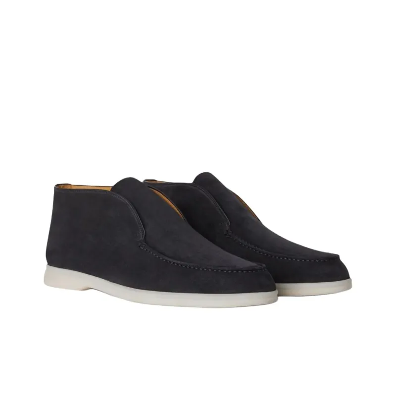 Loro Piana Open Walk Casual Shoes Men's Marine Blue-2