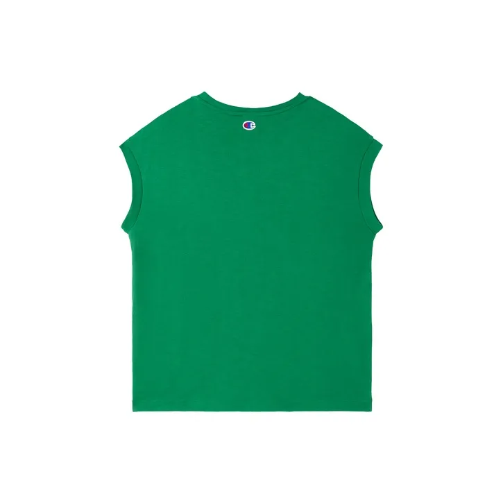 Champion Sleeveless T Shirt Women's Japan Version-7