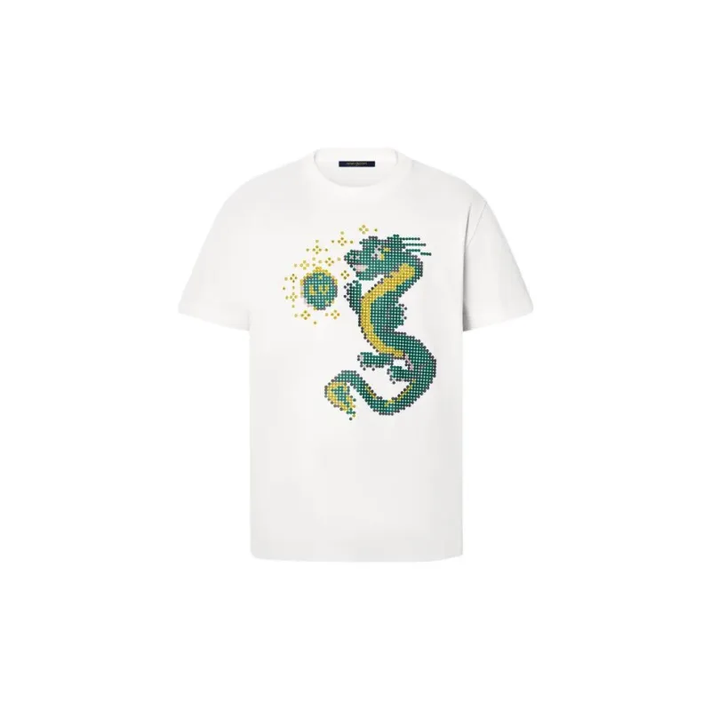 LOUIS VUITTON Short Sleeved Cotton T Shirt-6