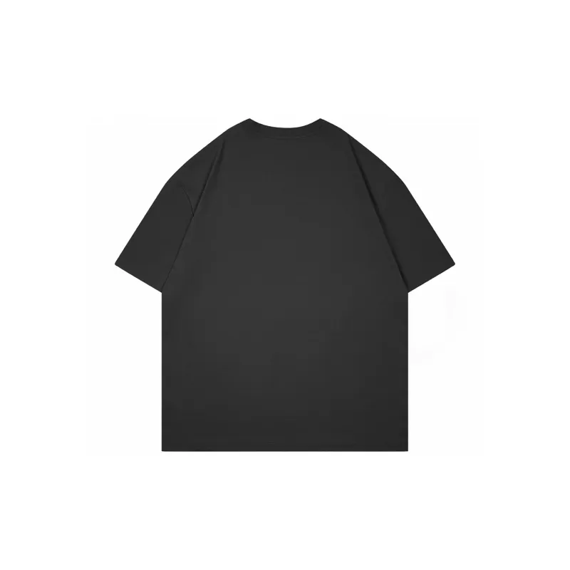 TOM TAILOR Letter Print Casual Thin Crew Neck Breathable Short-Sleeved T-Shirt T-Shirt Unisex-4