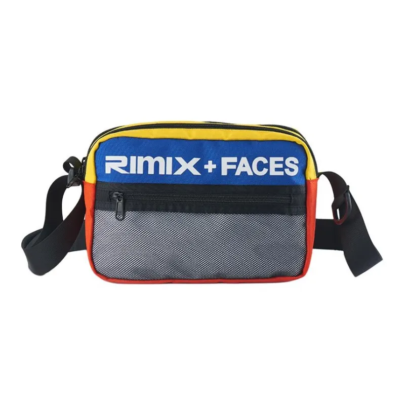 RIMIX Nylon Shoulder Bag Crossbody Bag Unisex Black/Multicolor-3