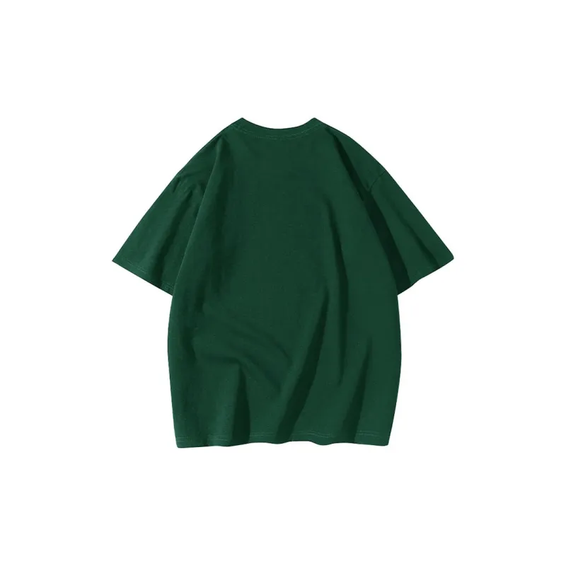 PANDA BASE Short Sleeved T Shirts Women's Solid Color-13