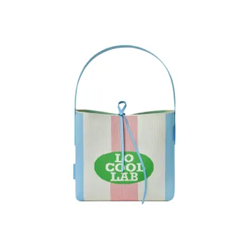 LOCOOLLAB Calfskin Tote Bag Shopping Bag Shoulder Bag Handbag Women's Multicolor