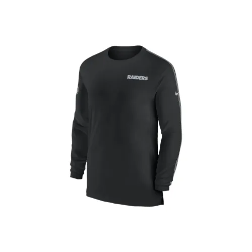 Nike Las Vegas Raiders Sideline Coach Men's Nike Dri FIT Nfl Long Sleeve Top