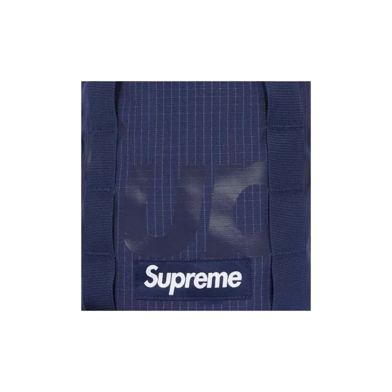 Supreme Polyester One Shoulder Handbag Regular Unisex Marine Blue-4