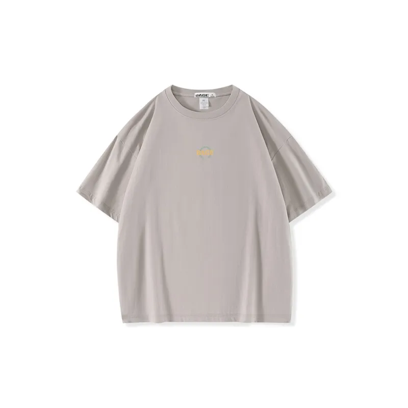 BAGE Drop Shoulder Sleeve T Shirt Unisex-9
